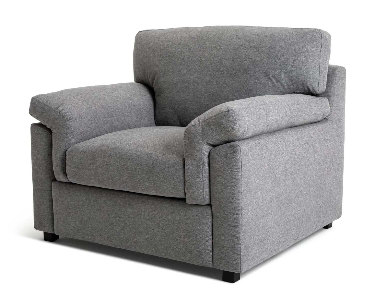 Habitat Florence Fabric Armchair - Grey 7 Habitat Florence Fabric Armchair - Grey - Image 5