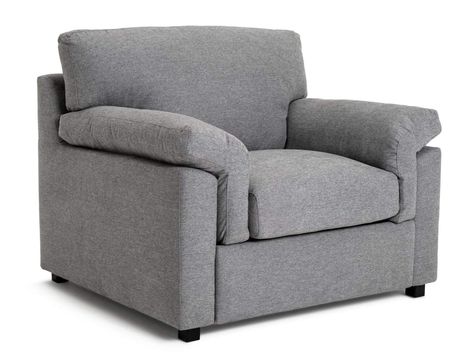 Habitat Florence Fabric Armchair - Grey 9 Habitat Florence Fabric Armchair - Grey - Image 7