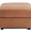 Habitat Florence Leather Ottoman Footstool - Tan 2 Habitat Florence Leather Ottoman Footstool - Tan -Habitat 9576267 R Z001A