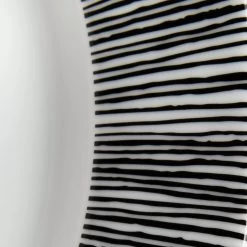 Habitat Black Dash 12 Piece Porcelain Dinner Set -Habitat 9576731 R B001