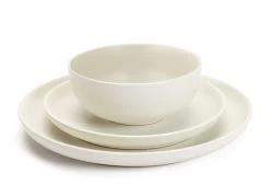 Habitat 12 Piece Stoneware Dinner Set - White -Habitat 9577833 R Z002A