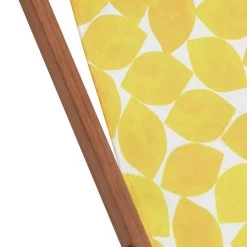 Habitat Folding Wooden Garden Deck Chair - Yellow -Habitat 9578227 R Z003A
