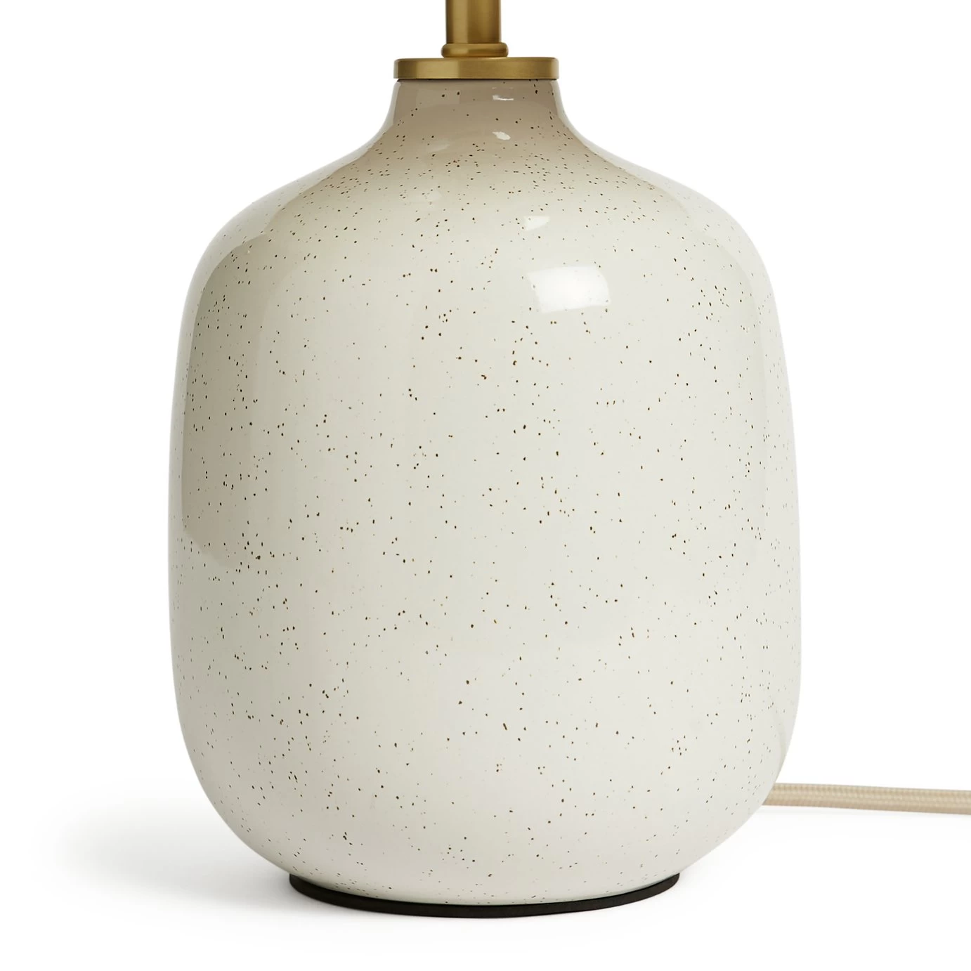 Habitat Aquilla Ceramic Table Lamp - Cream & Beige 5 Habitat Aquilla Ceramic Table Lamp - Cream & Beige - Image 3