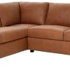 Habitat Florence Leather Left Hand Corner Chaise Sofa - Tan -Habitat 9578746 R Z001A