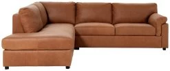 Habitat Florence Leather Left Hand Corner Chaise Sofa - Tan 14 Habitat Florence Leather Left Hand Corner Chaise Sofa - Tan -Habitat 9578746 R Z002A
