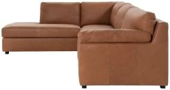 Habitat Florence Leather Left Hand Corner Chaise Sofa - Tan 15 Habitat Florence Leather Left Hand Corner Chaise Sofa - Tan -Habitat 9578746 R Z003A