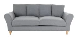 Habitat Carrie Fabric 3 Seater Sofa - Graphite