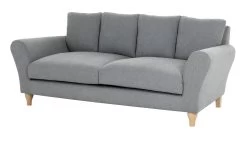 Habitat Carrie Fabric 3 Seater Sofa - Graphite -Habitat 9579879 R Z002A