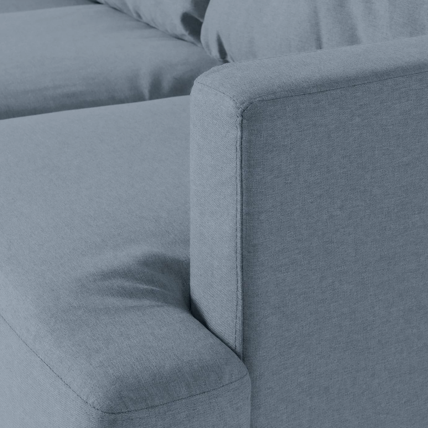 Habitat Joshua Fabric Right Hand Corner Chaise Sofa - Blue 8 Habitat Joshua Fabric Right Hand Corner Chaise Sofa - Blue - Image 6