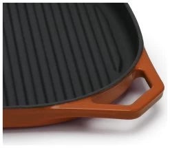 Habitat Large Cast Iron Grill Pan - Orange 9 Habitat Large Cast Iron Grill Pan - Orange -Habitat 9582158 R Z003A