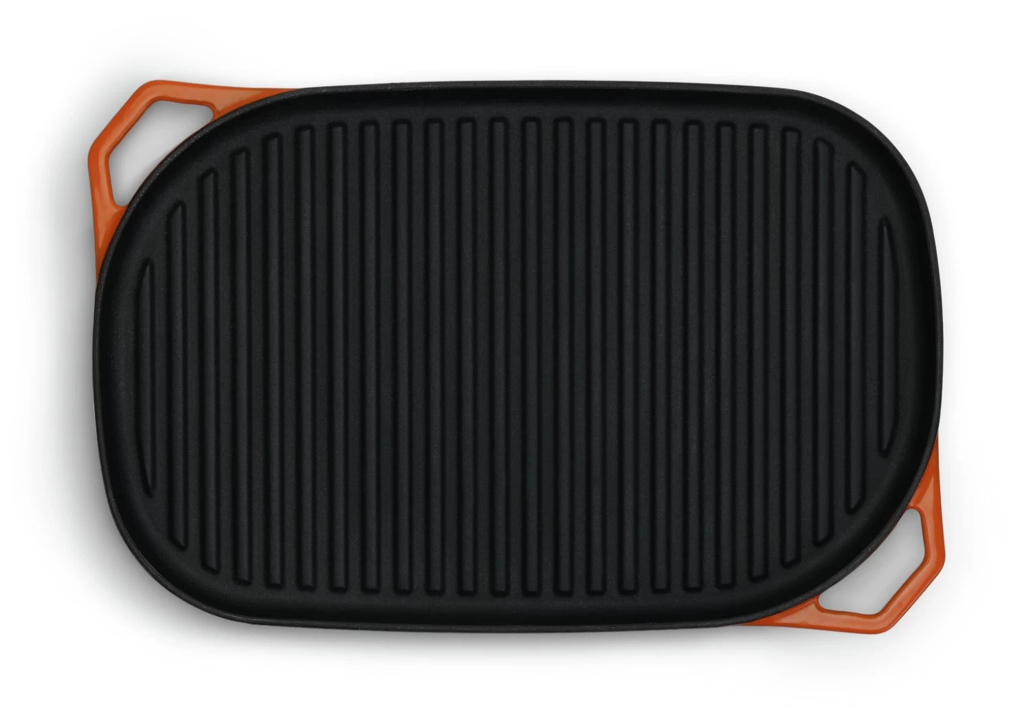 Habitat Large Cast Iron Grill Pan - Orange 7 Habitat Large Cast Iron Grill Pan - Orange - Image 5