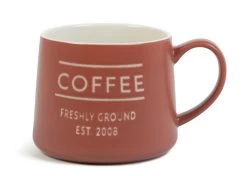 Habitat Set Of 4 Tea & Coffee Slogan Mugs -Habitat 9584211 R Z002A