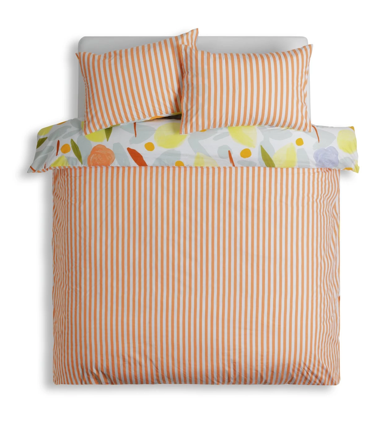 Habitat Panel Stripe Print Multicolour Bedding Set - Single 8 Habitat Panel Stripe Print Multicolour Bedding Set - Single - Image 6