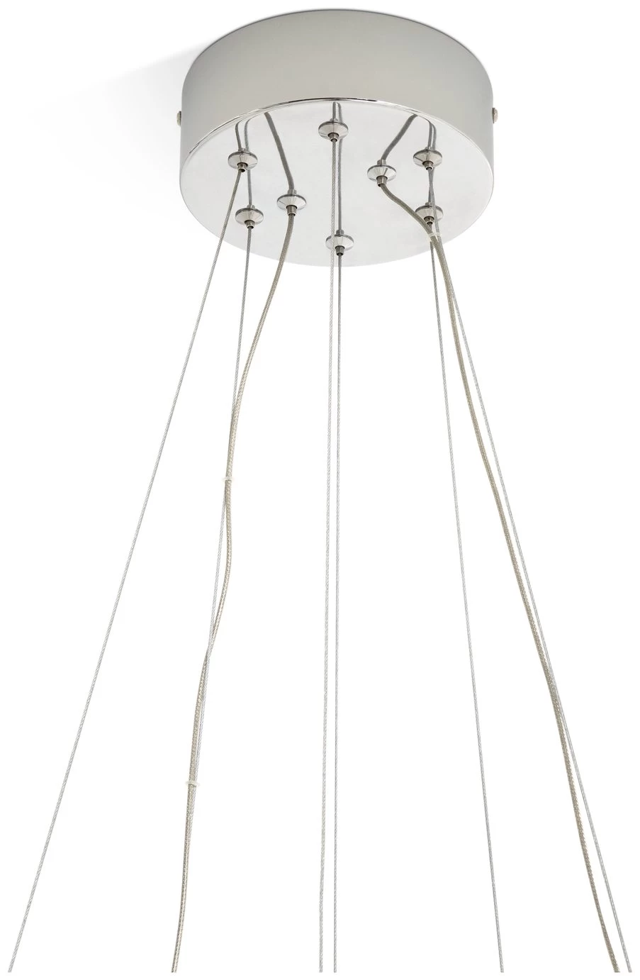 Habitat Yang 2 Tier LED Glass Chandelier - Chrome 7 Habitat Yang 2 Tier LED Glass Chandelier - Chrome - Image 5