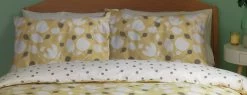 Habitat Scandi Floral Yellow & White Bedding Set - Single -Habitat 9584455 R Z003A