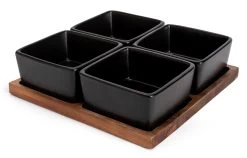 Habitat Stoneware Multiserve - Black -Habitat 9585832 R Z003A