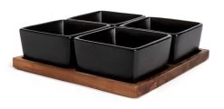 Habitat Stoneware Multiserve - Black -Habitat 9585832 R Z005A