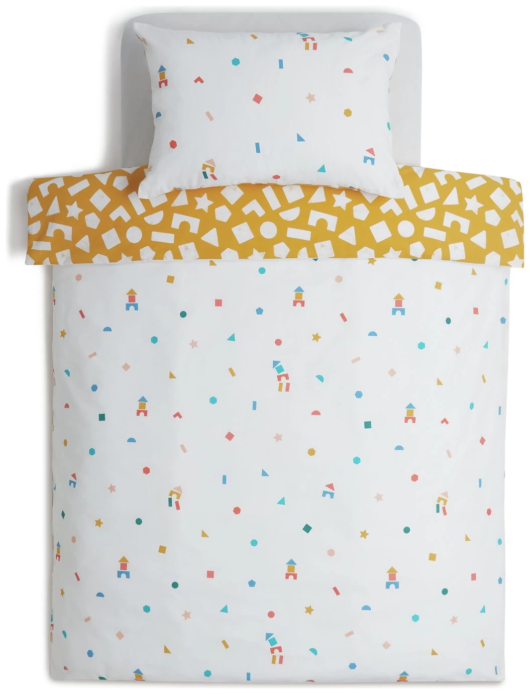 Habitat Kids Cotton Geo Pattern Play Bedding Set - Toddler 5 Habitat Kids Cotton Geo Pattern Play Bedding Set - Toddler - Image 3