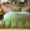 Habitat Sunburst Geo Green & Mustard Bedding Set - Single -Habitat 9588042 R Z001C