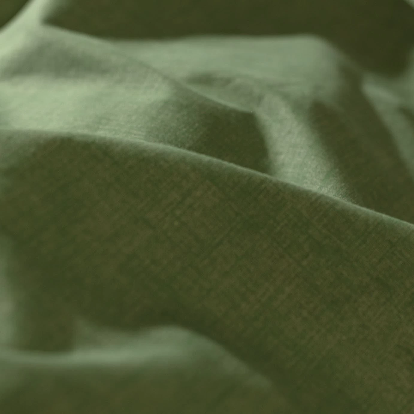 Habitat Cotton Textured Plain Green Bedding Set - Single 8 Habitat Cotton Textured Plain Green Bedding Set - Single - Image 6