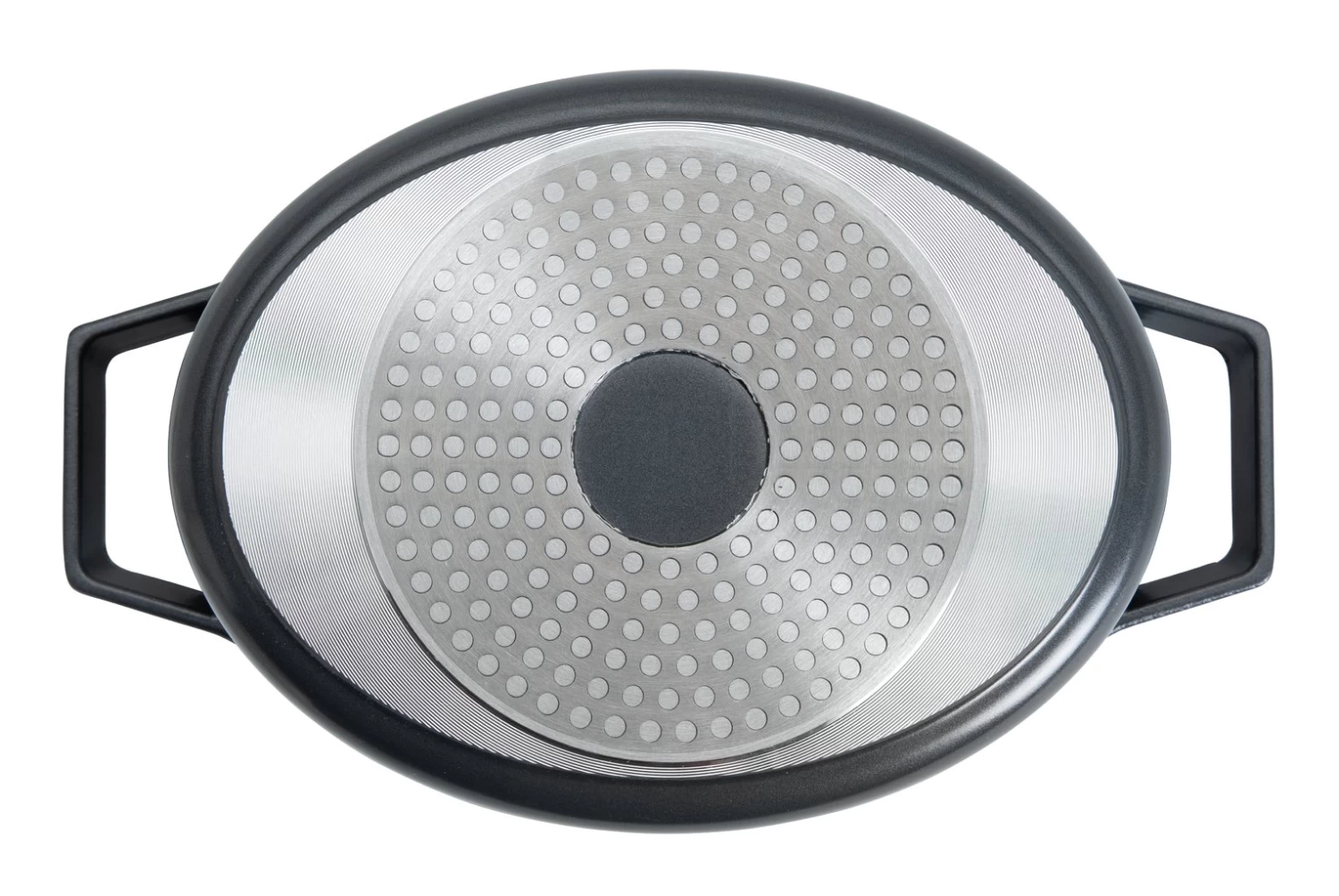 Habitat 4.2LT Cast Aluminium Casserole Dish - Black 7 Habitat 4.2LT Cast Aluminium Casserole Dish - Black - Image 5