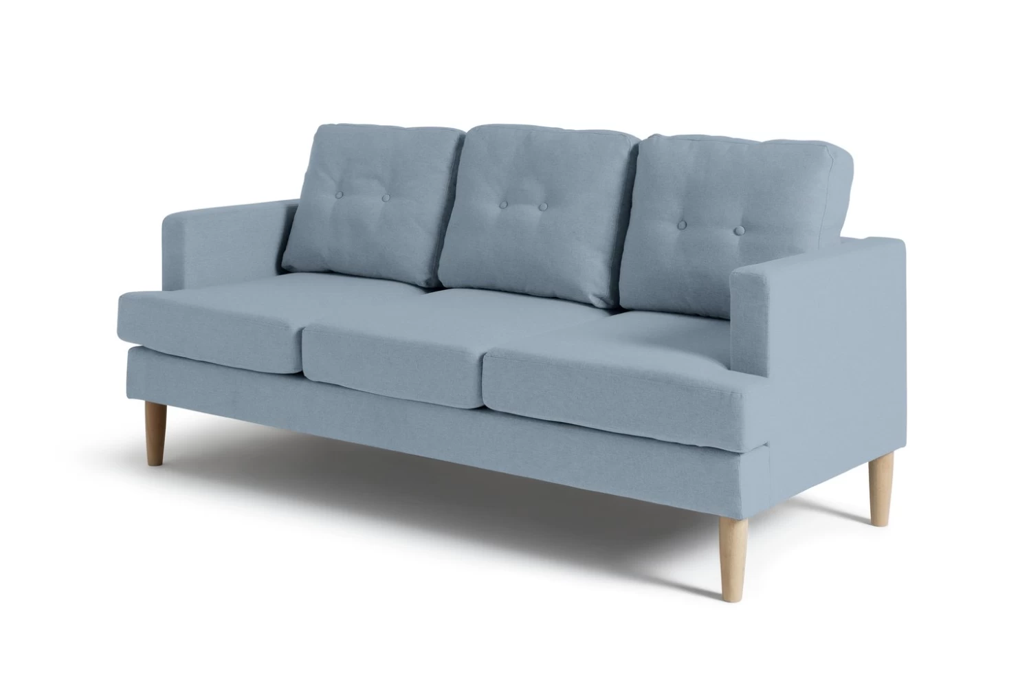 Habitat Joshua Fabric 3 Seater Sofa - Blue 3 Habitat Joshua Fabric 3 Seater Sofa - Blue