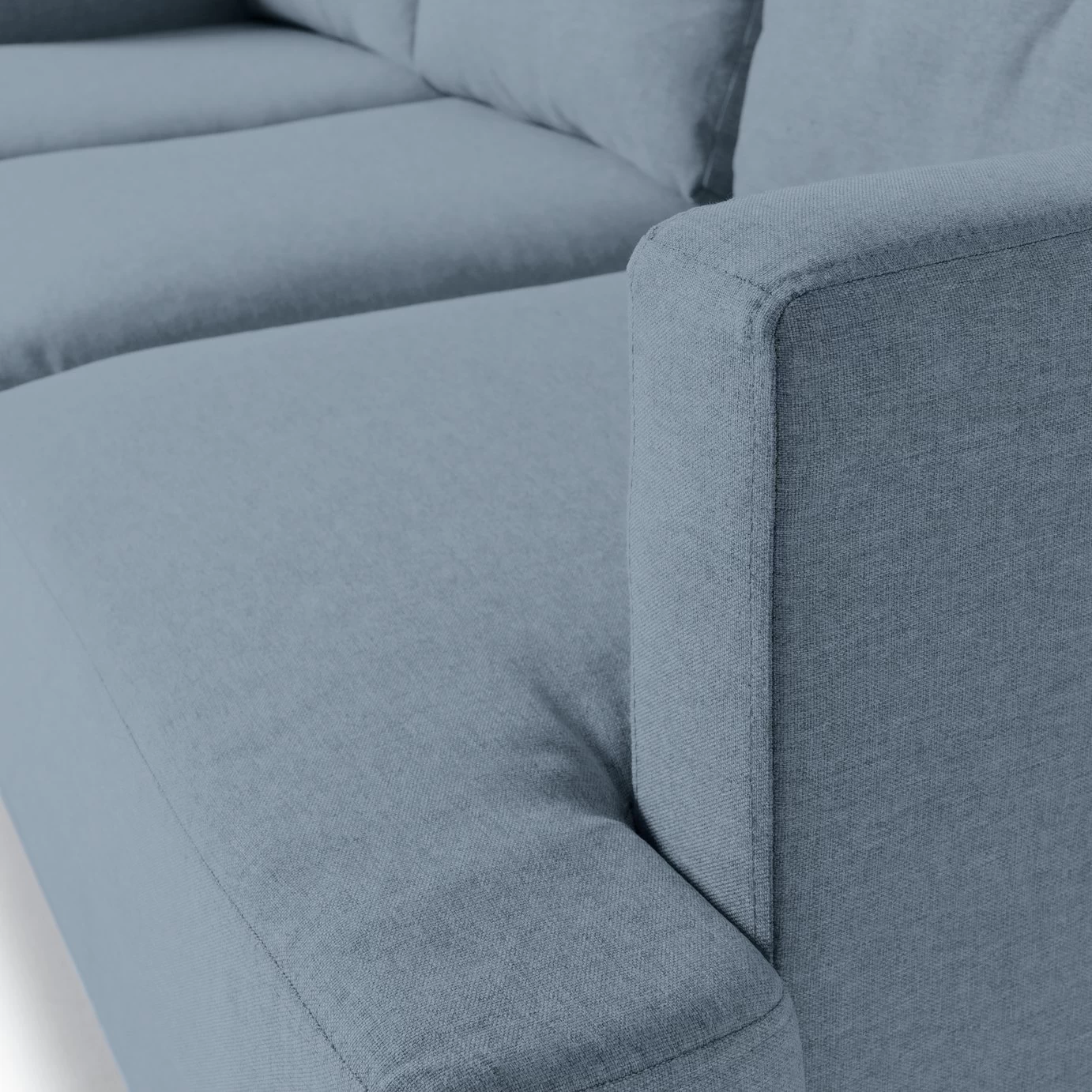 Habitat Joshua Fabric 3 Seater Sofa - Blue 10 Habitat Joshua Fabric 3 Seater Sofa - Blue - Image 8