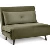 Habitat Roma Small Double Velvet Chairbed - Sage Green -Habitat 9590322 R Z001A