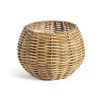 Habitat Round Rattan Planter - Natural -Habitat 9591840 R Z001A