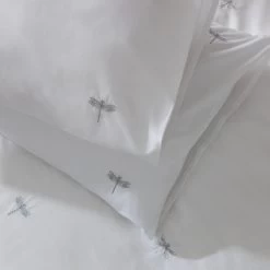 Habitat Dragonfly Embroidered White Bedding Set - Single 11 Habitat Dragonfly Embroidered White Bedding Set - Single -Habitat 9592430 R Z003A
