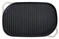 Habitat Large Cast Iron Grill Pan - Cream -Habitat 9596120 R Z005A