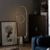 Habitat Pill LED Floor Lamp - Brushed Chrome