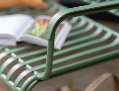 Habitat Indu 2 Seater Metal Garden Bench - Green -Habitat 9598070 R Z003C