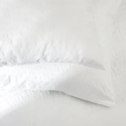 Habitat Seersucker Plain White Bedding Set - Single -Habitat 9598733 R Z003A
