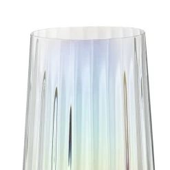 Habitat Iridescent Lustre Fluted Hi Ball Glasses -Habitat 9598898 R Z003A