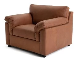 Habitat Florence Leather Armchair - Tan -Habitat 9600511 R Z002A