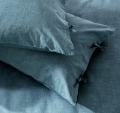 Habitat Herbalist Cotton Textured Blue Bedding Set - Single -Habitat 9600803 R Z003A