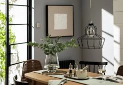 Habitat Indus Large Country Wire Shade - Black -Habitat 9602928 R Z002C