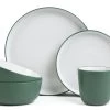 Habitat Two Tone 16 Piece Stoneware Dinner Set -Habitat 9604438 R Z001A