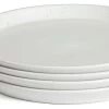 Habitat Addison 4 Piece Stoneware Dinner Plate - White