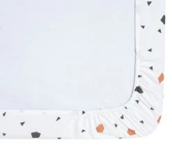 Habitat Kids Cotton Geo Shapes Pack Of 2 Fitted Sheet - Cot -Habitat 9605877 R Z003A