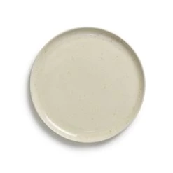 Habitat Evora 4 Piece Stoneware Side Plates - Natural -Habitat 9607370 R Z004A