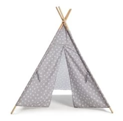 Habitat Kids Grey Stars Teepee Tent -Habitat 9611005 R Z002A