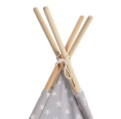 Habitat Kids Grey Stars Teepee Tent -Habitat 9611005 R Z003A