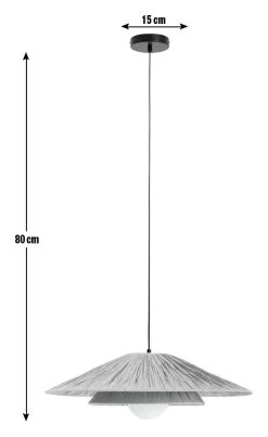 Habitat Guii 2 Tier Rattan Pendant Light - Natural -Habitat 9611050 R E001