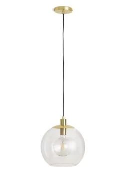Habitat Coleman Metal Pendant Light - Gold -Habitat 9612420 R Z001C