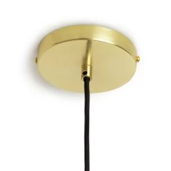 Habitat Coleman Metal Pendant Light - Gold -Habitat 9612420 R Z003A
