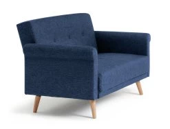 Habitat Evie Fabric 2 Seater Sofa In A Box - Navy Blue -Habitat 9612437 R Z004A