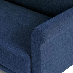 Habitat Evie Fabric 2 Seater Sofa In A Box - Navy Blue -Habitat 9612437 R Z005A