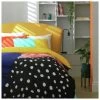 Habitat Panel Print Multicolour Bedding Set - Single -Habitat 9613656 R Z001A